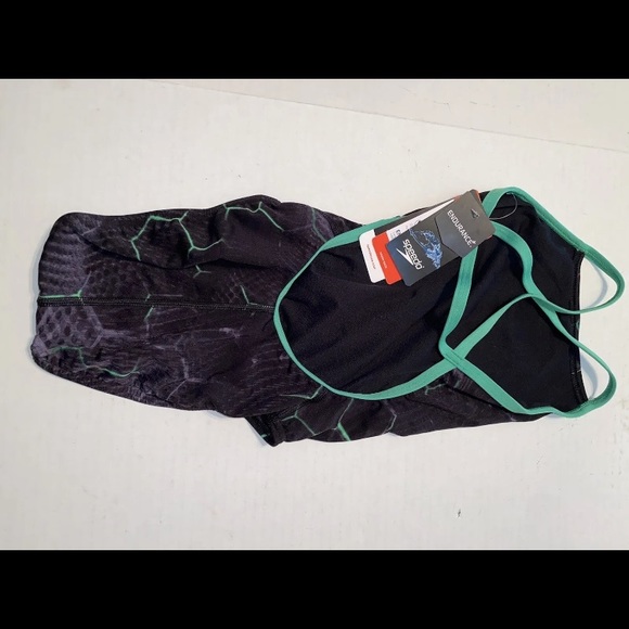 C2II Speedo Women's Size 20 Swimsuit ONE Piece Endurance+ Cross Back RACING CUT - Picture 3 of 6
